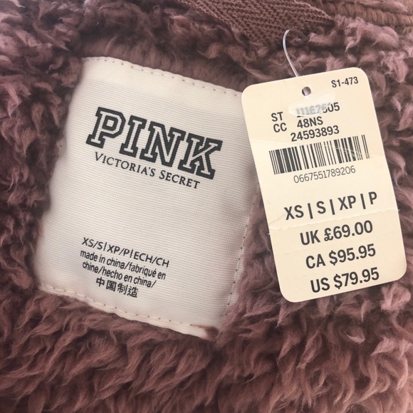 Victoria’s Secret PINK Sherpa Cardigan - Picture 3 of 3